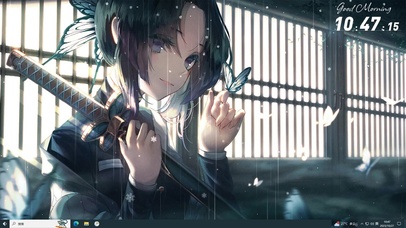 鬼灭之刃人气女人物蝴蝶忍插画