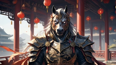 十二生肖之马将军