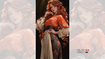 4K高清性感Ai插画美女