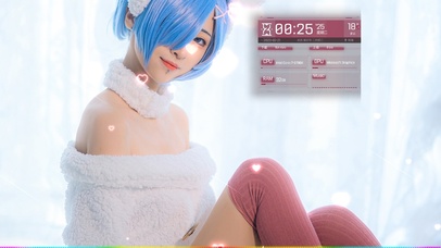 4K短发性感美女