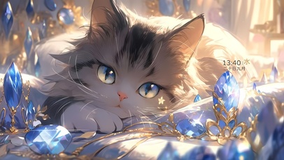 宝石猫咪