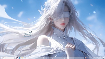 4K唯美云上仙主题