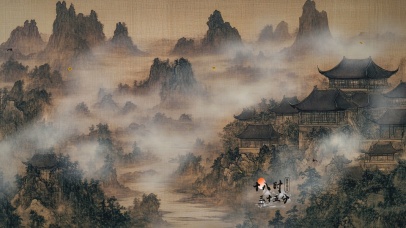 古风AI复古山水