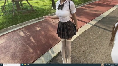 性感JK白丝大长腿美少女