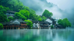 江边的古镇