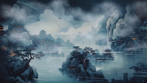 古风山水AI壁纸