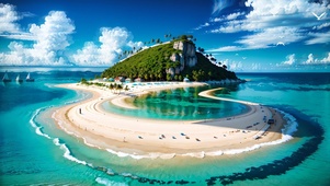夏日海岛