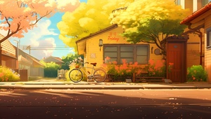 秋去冬来童年巷