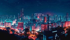 4k城市夜景