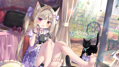 4K动漫房间可爱猫娘