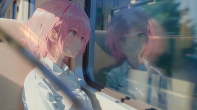 玻璃倒影里的时光