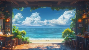 Summer beach