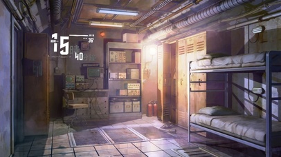 破旧的地下房间