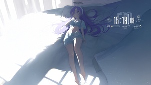 唯美房间午睡少女