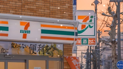 4K冬季日本街道