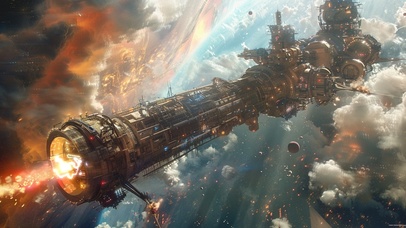 4K 星际之舟 震撼太空