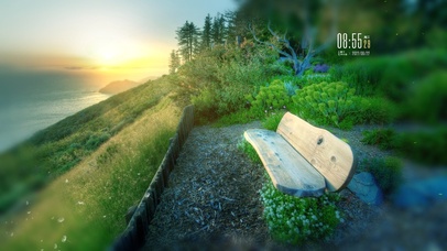 海边 夕阳 休憩 面朝大海