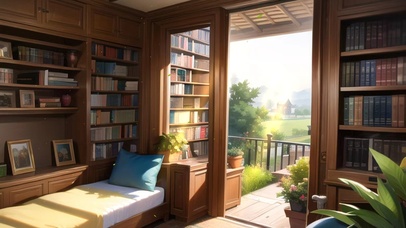 温馨阳光书房
