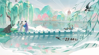 4K唯美古风西湖断桥