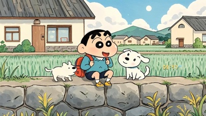 放学后快乐的小新