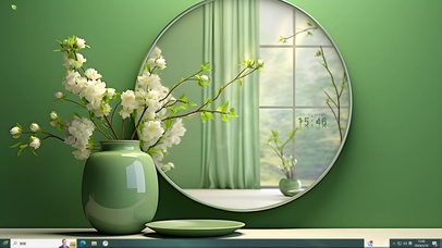 清新护眼文艺插花