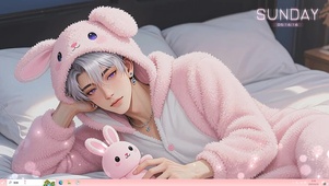 宝贝来玩我 我来当你的兔八哥