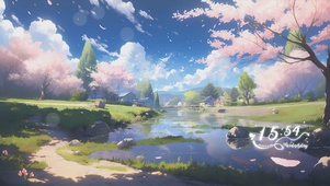 樱花景色