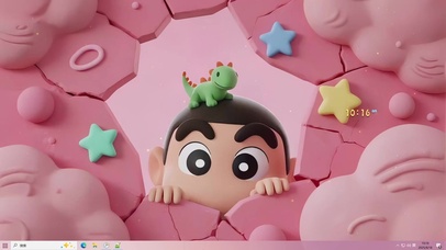 可爱捉迷藏小新主题