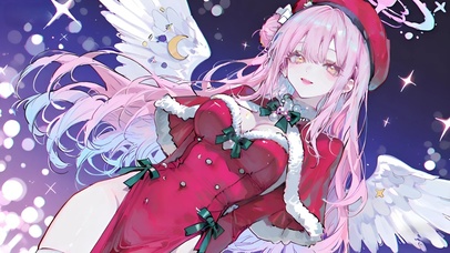 圣园未花（圣诞版）-4k美女