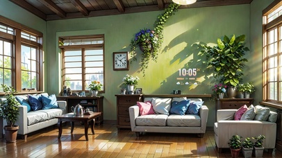 4K治愈午后阳光客厅