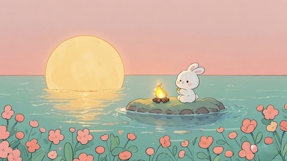 与月的篝火之约