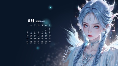 4K高冷冰狐少女