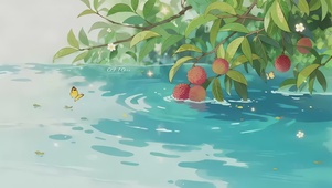 护眼荔枝蝴蝶