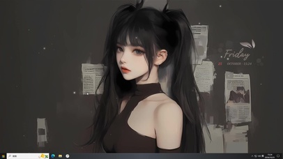 清冷感气质少女