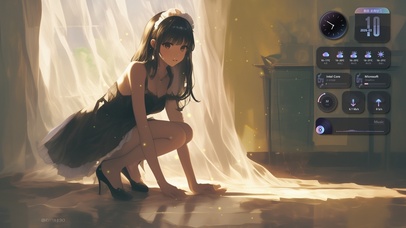 檐下栖雀都悄然静听