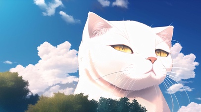 一脸嫌弃的喵星人