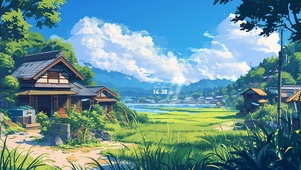 4k温馨的小镇