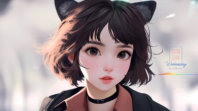 4K高清可爱女孩