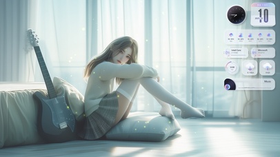 发若暮云，拂过衣襟夜色温软成绸