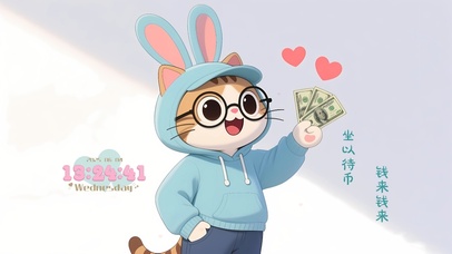 坐以待币 钱来钱来