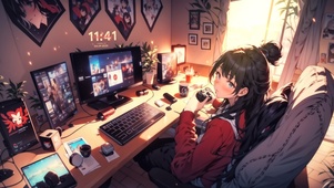 电竞少女感