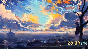 五彩天空