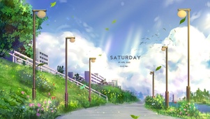 4k 夏日城市