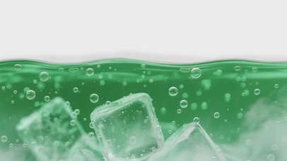 绿冰清凉解暑桌面