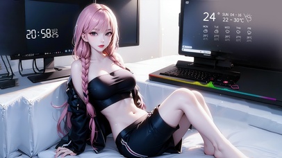 纯欲系时尚女孩