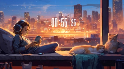 4K高清 全局动感卡通壁纸