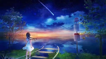 夜空星空壁纸图片 动态桌面壁纸图片 动态壁纸下载 元气壁纸