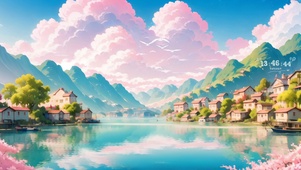治愈彩云大山