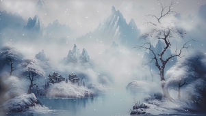 古风雪景