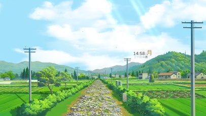 4K唯美治愈夏日乡村田园